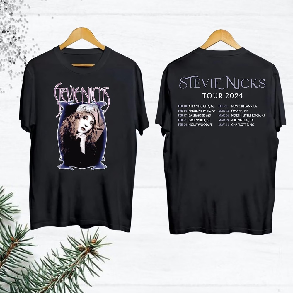 2024 Stevie Nicks Live In Concert   2 Sided T-Shirt